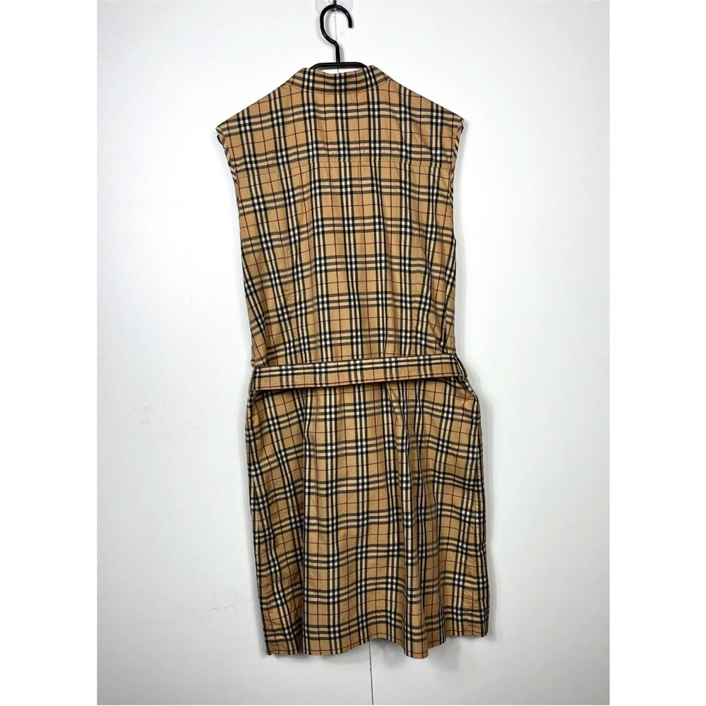 Burberry Tan Plaid Mini Dress - Picture 6 of 8
